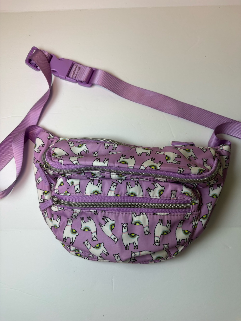 Llama Hip Bag Fanny Pack Rare Purple - Girls Carry Bag- Great Condition